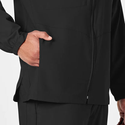 Wonderwink - W123 Mens Zip Front Warm Up Scrub Jacket (8355) - Uniscrubs