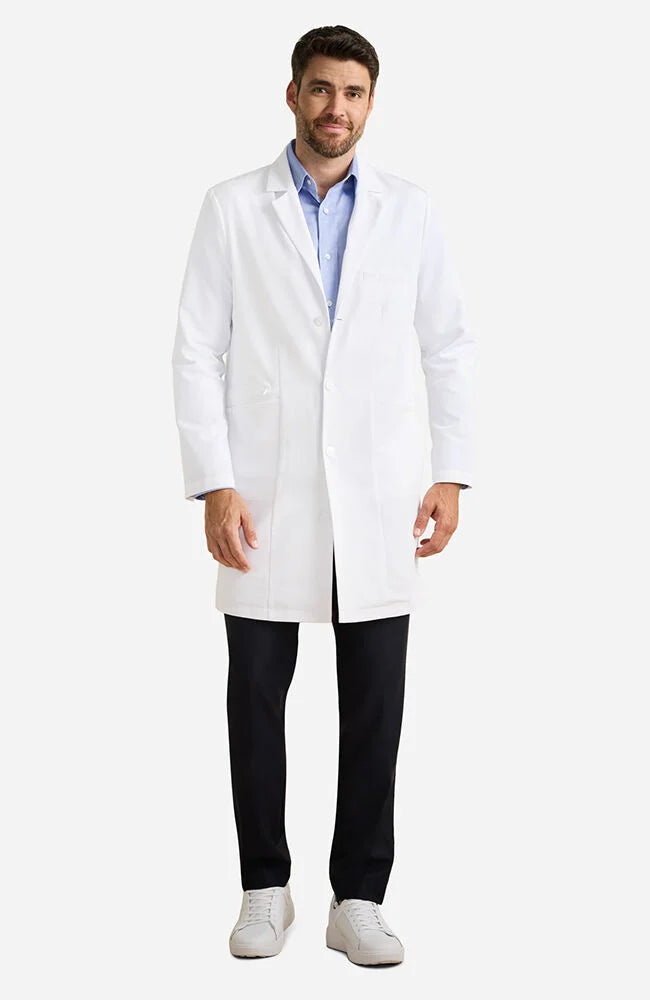 Healing Hands Men's Lawrence 37" Lab Coat - (HH401)