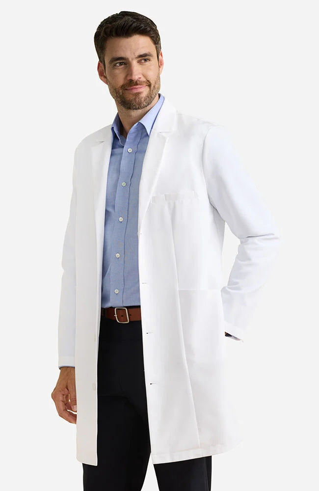 Healing Hands Men's Lawrence 37" Lab Coat - (HH401)