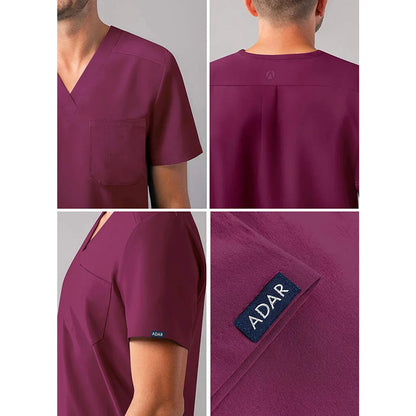 Adar - Men's Classic V-Neck Top (A6006) - Uniscrubs