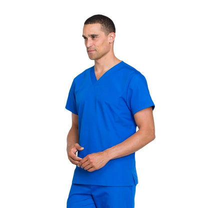Cherokee - Unisex V-Neck Solid Scrub Top & Drawstring Scrub Pant Set (WW530C) - Uniscrubs
