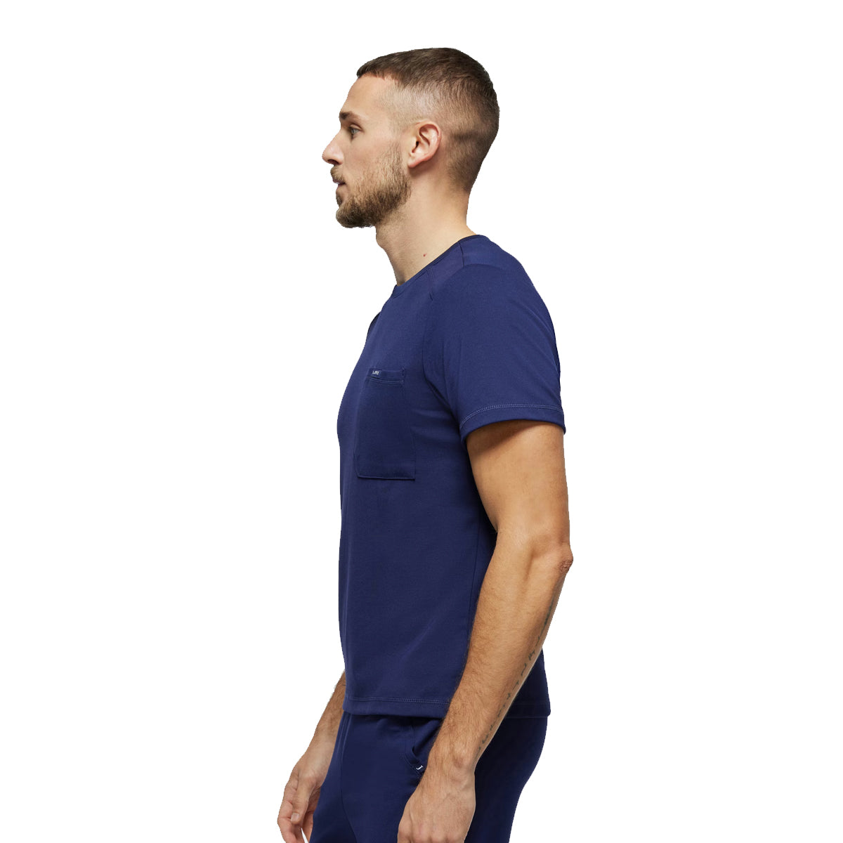 Jaanuu - Crewneck UltraSOFT Men Scrub Top (J86056)