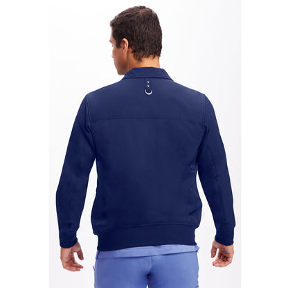 Healing Hands - Men's Jonathan Bomber Solid Scrub Jacket (5530) - Uniscrubs