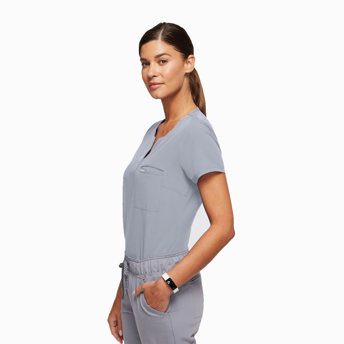 Jaanuu - Women's 1-Pocket Tuck-In Top (J96173)