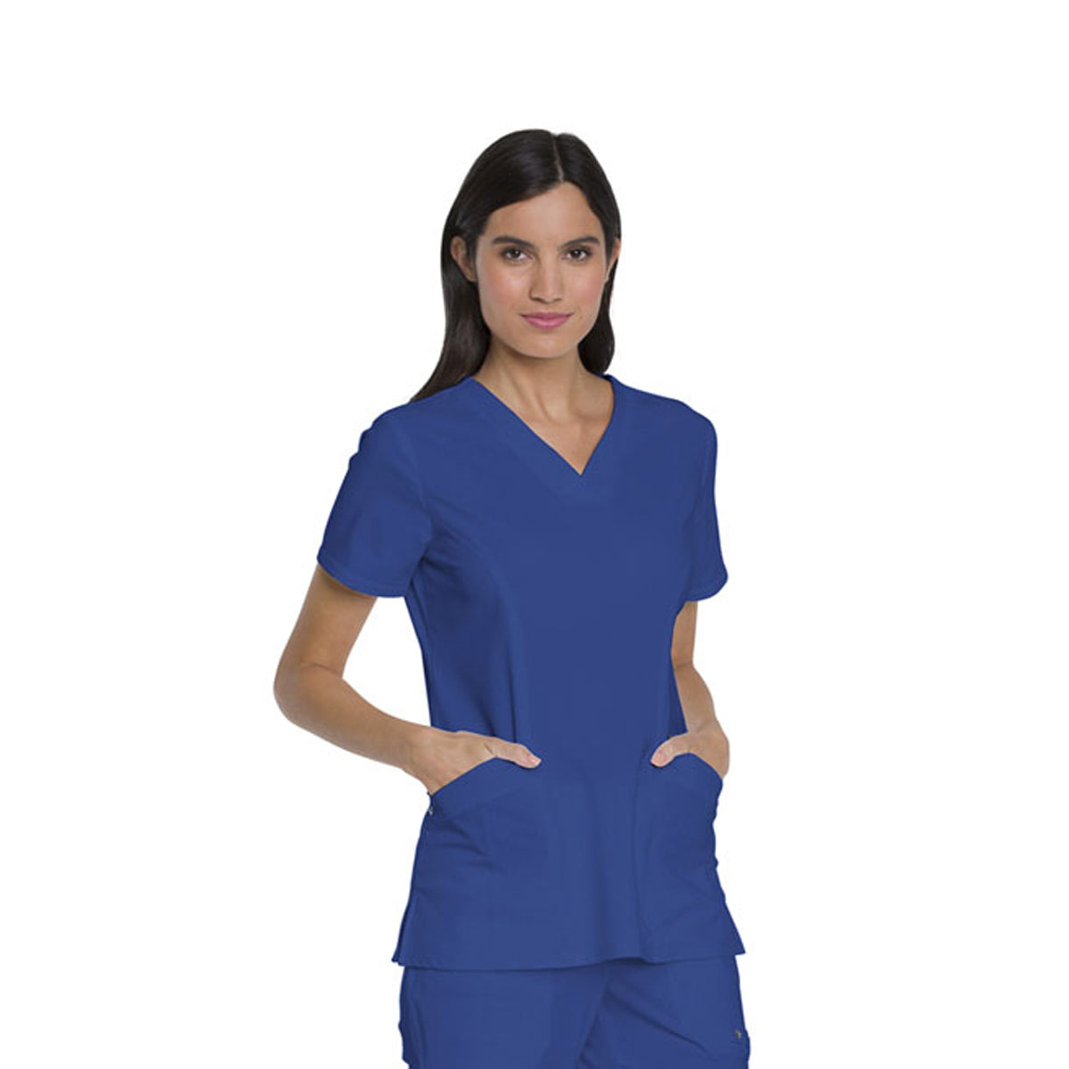 Dickies -  Advance Women Scrubs Top V-Neck with Patch Pockets (DK755)