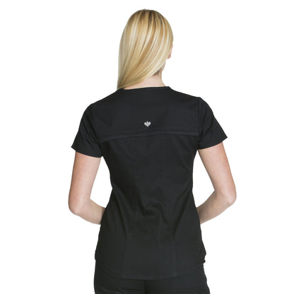 Cherokee - Women's Mock Wrap Solid Scrub Top (CK603) - Uniscrubs