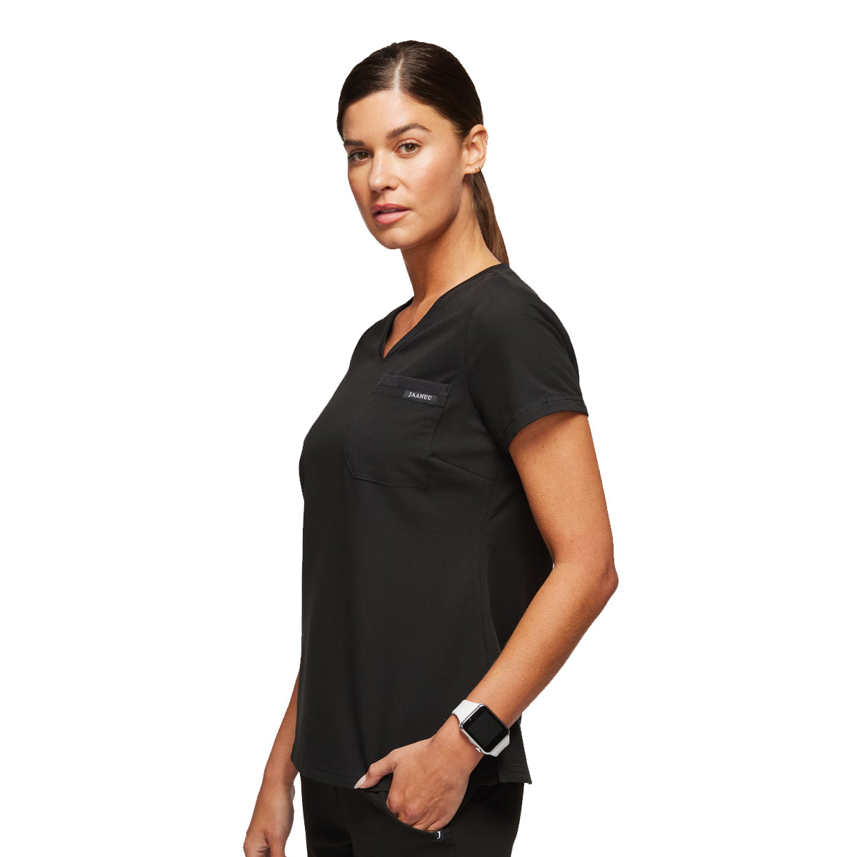 Jaanuu - Women's 2-Pocket Tuck-In Top (J96241)