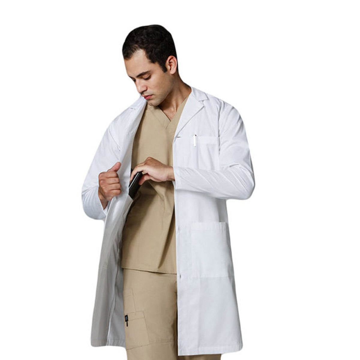 Wonderwink - Wink Scrubs Men's Long Lab Coat (7302)