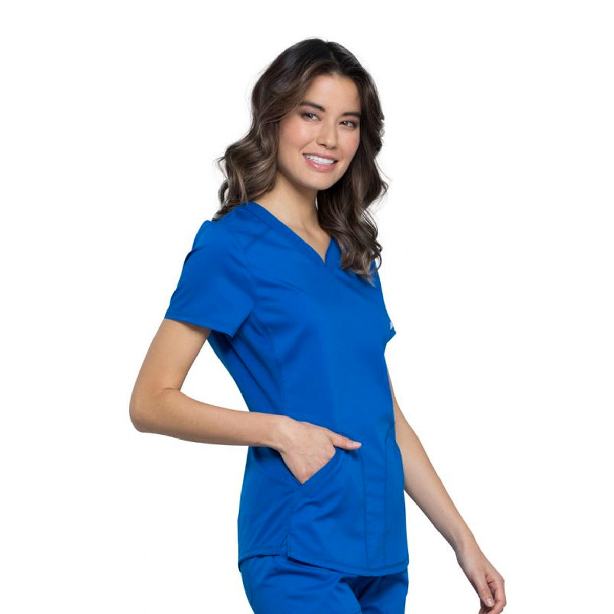 Cherokee - Women's V-Neck Solid Scrub Top (WW601)