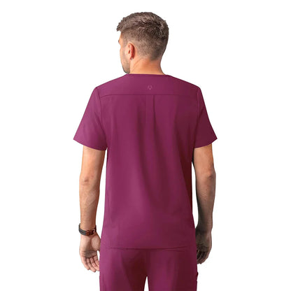 Adar - Men's Modern V-Neck Top (A6010) - Uniscrubs