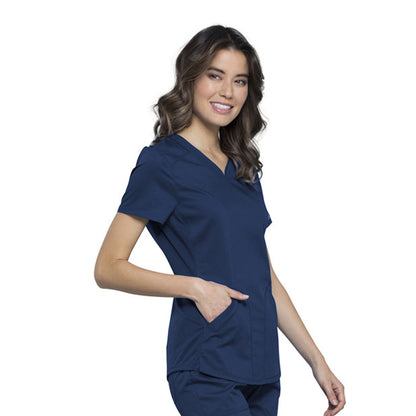 Cherokee - Women's V-Neck Solid Scrub Top (WW601) - Uniscrubs