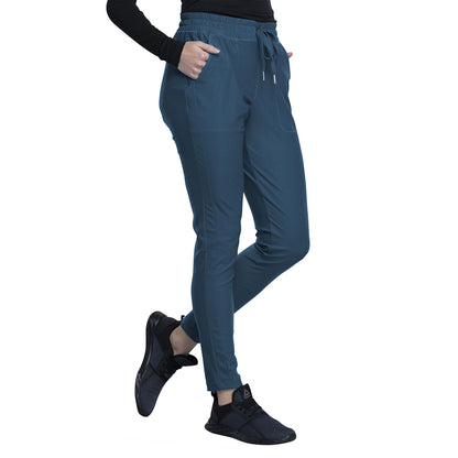 Cherokee - Women's Mid-Rise Tapered Leg Drawstring Scrub Pant (CK090) - Uniscrubs