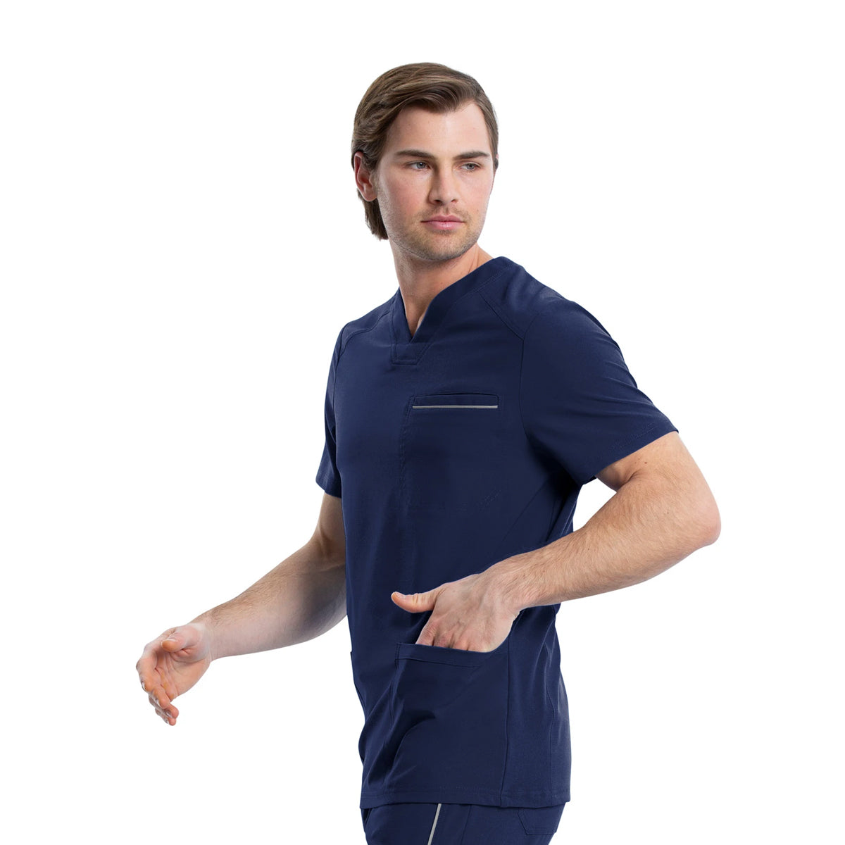 Cherokee - Men's V-Neck Solid Scrub Top (CK661)