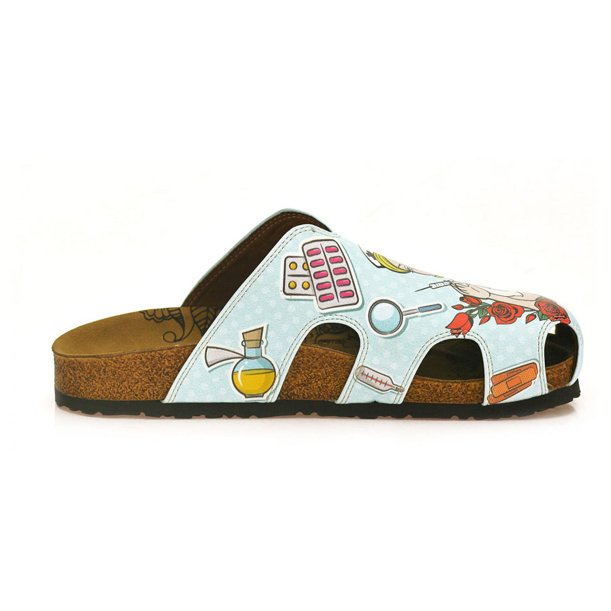 Calceo - Blue Nurse Clogs (WCAL603) - Uniscrubs