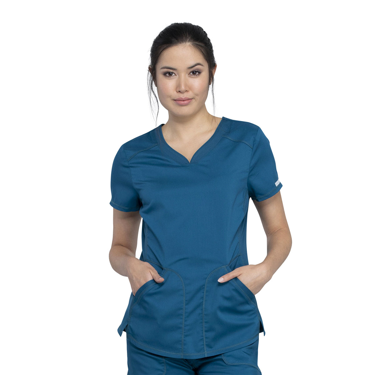 Cherokee - Women's V-Neck Solid Scrub Top (WW601)