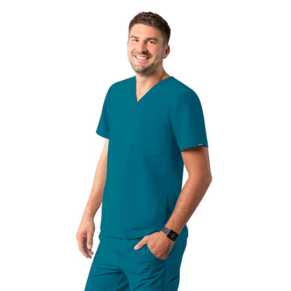 Adar - Men's Modern V-Neck Top (A6010) - Uniscrubs