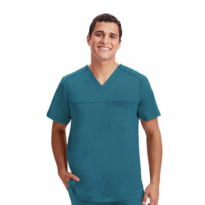 Healing Hands - Men's Justin Solid Scrub Top (2330) - Uniscrubs