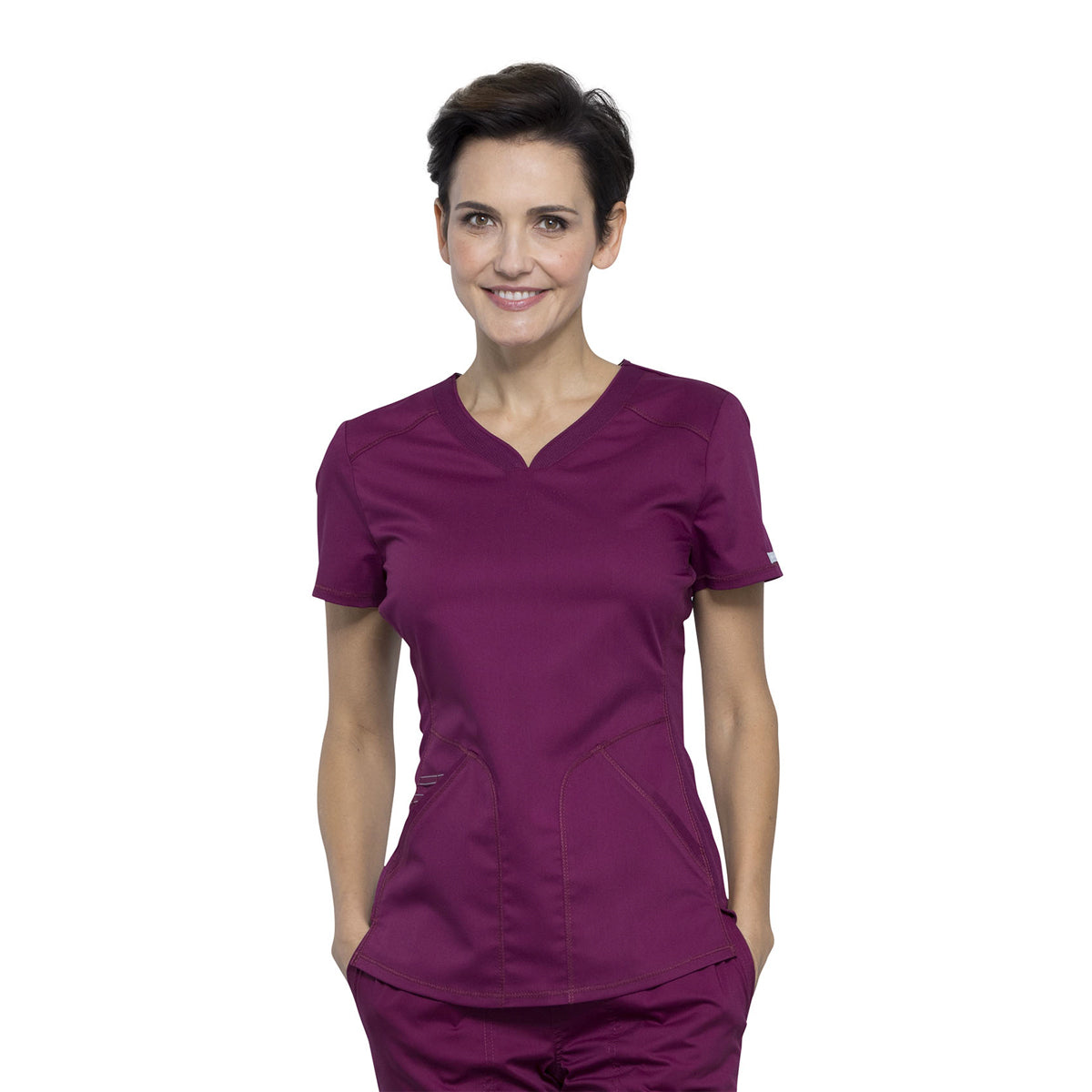 Cherokee - Women's V-Neck Solid Scrub Top (WW601)