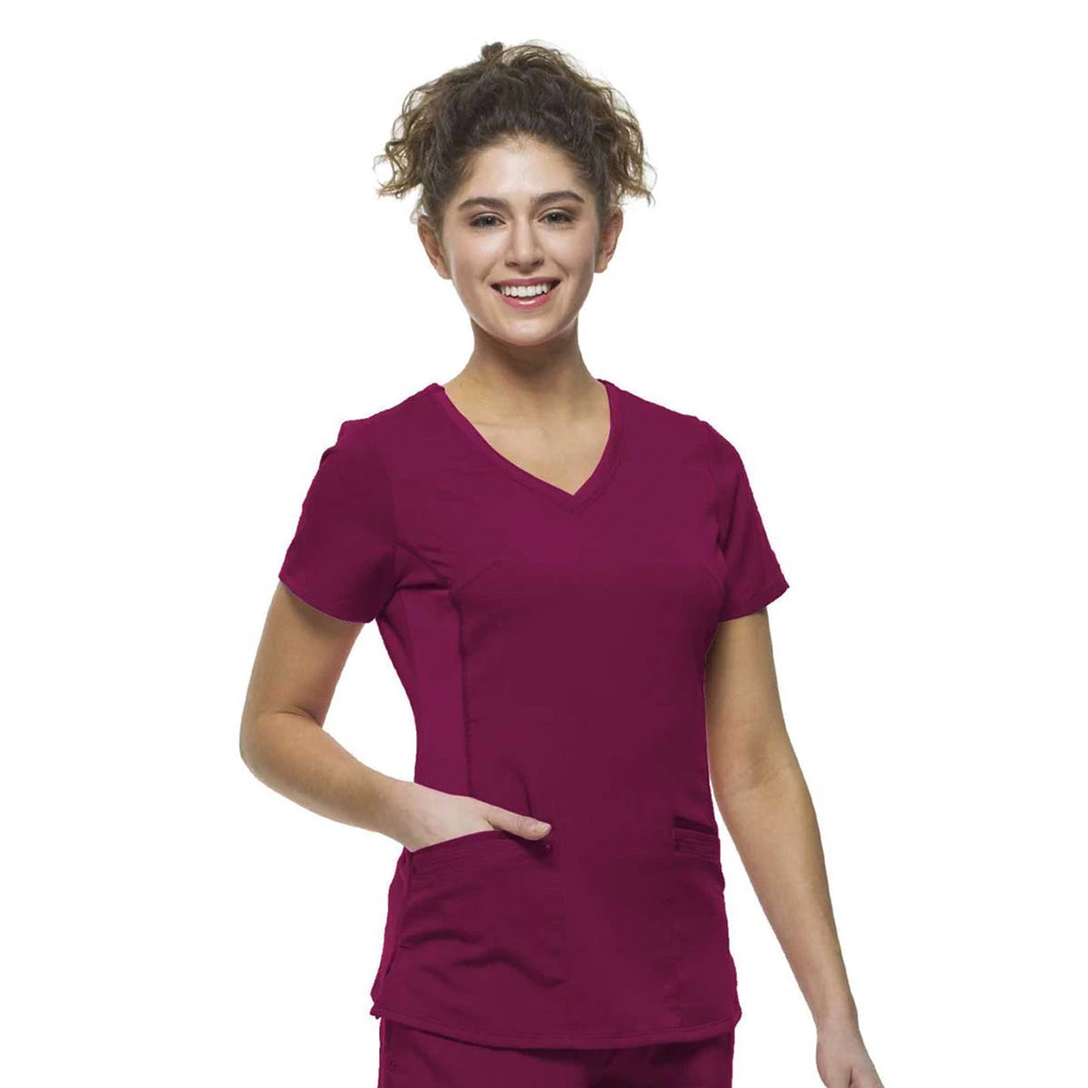 Healing Hands - Women's Juliet V-Neck Yoga Scrub Top (2245)