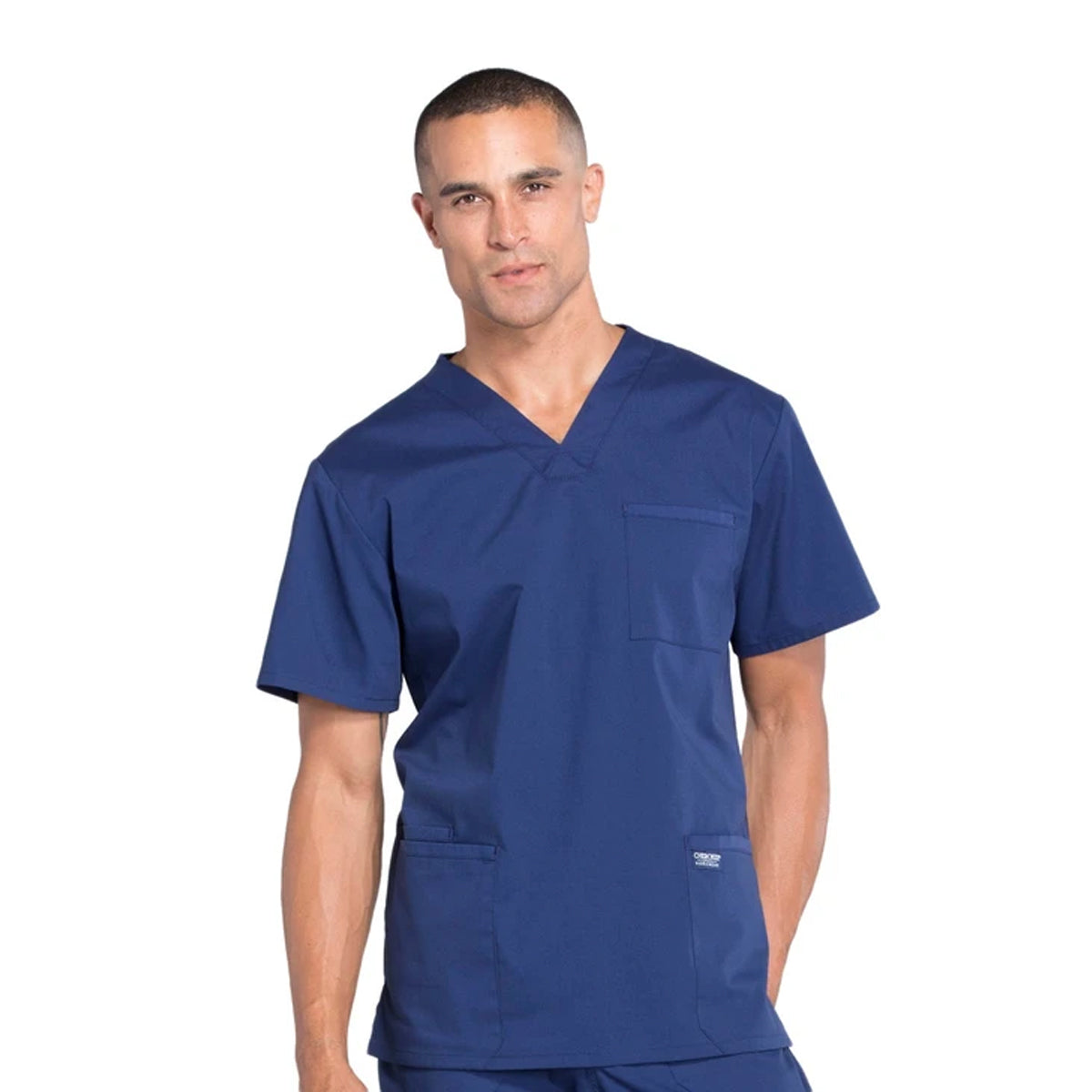 Cherokee - Men's V-Neck Utility Solid Scrub Top (WW695)