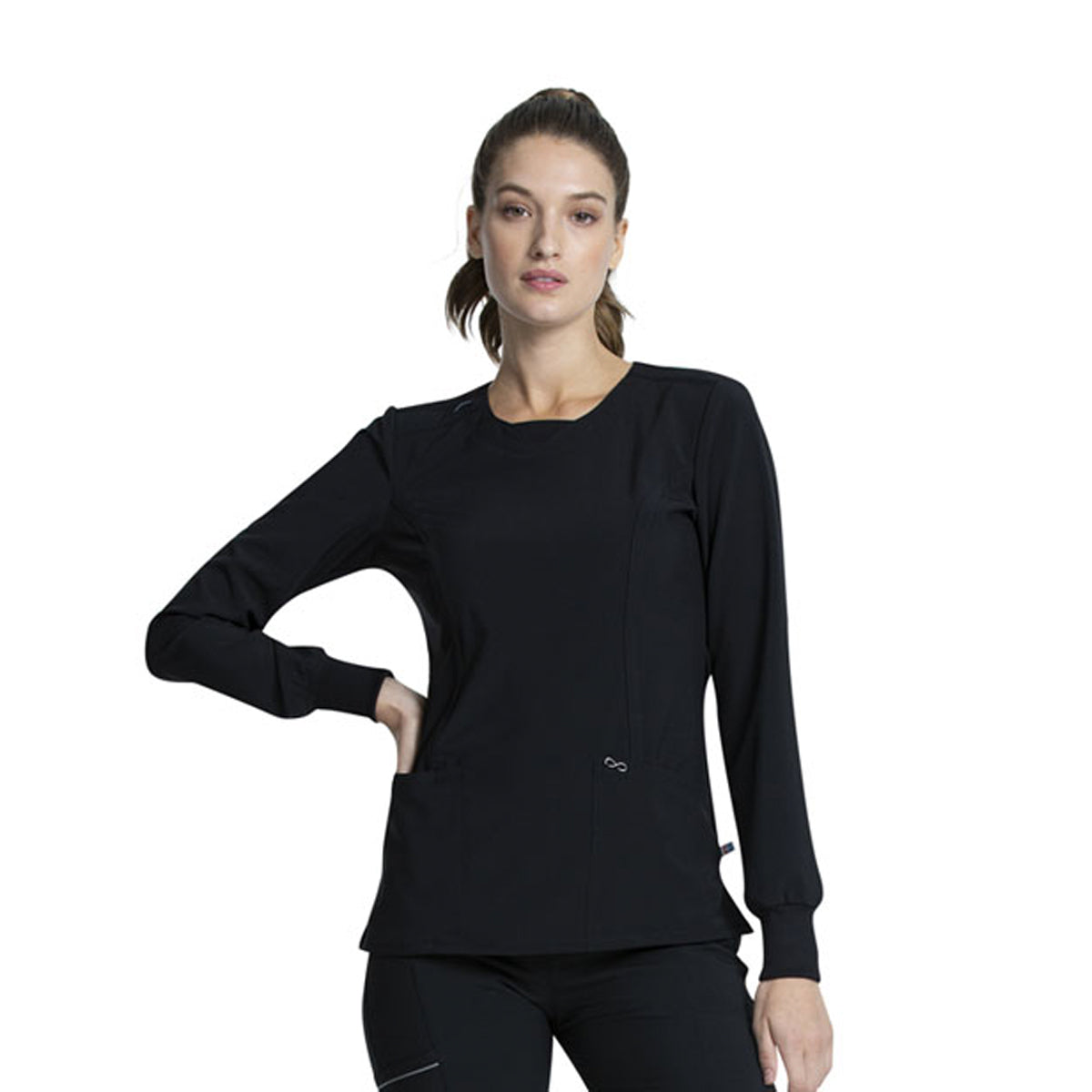 Cherokee - Infinity Long Sleeve V-Neck Top (CK781A)