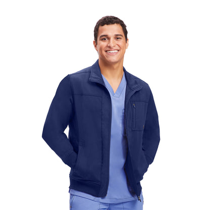 Healing Hands - Men's Jonathan Bomber Solid Scrub Jacket (5530) - Uniscrubs
