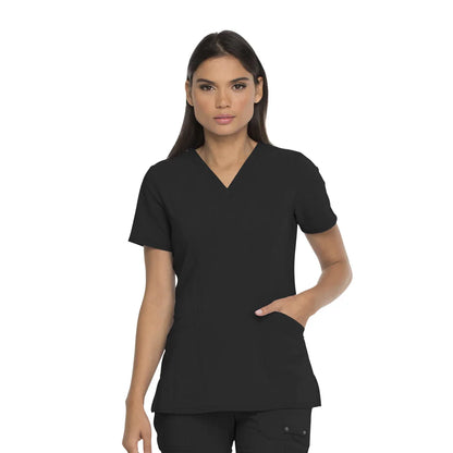 Dickies - Advance Women Scrubs Top V-Neck with Patch Pockets (DK755) - Uniscrubs