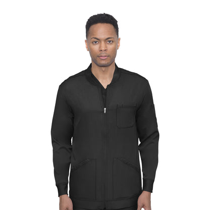 Healing Hands - Men's Michael Zip Front Solid Scrub Jacket (5590) - Uniscrubs