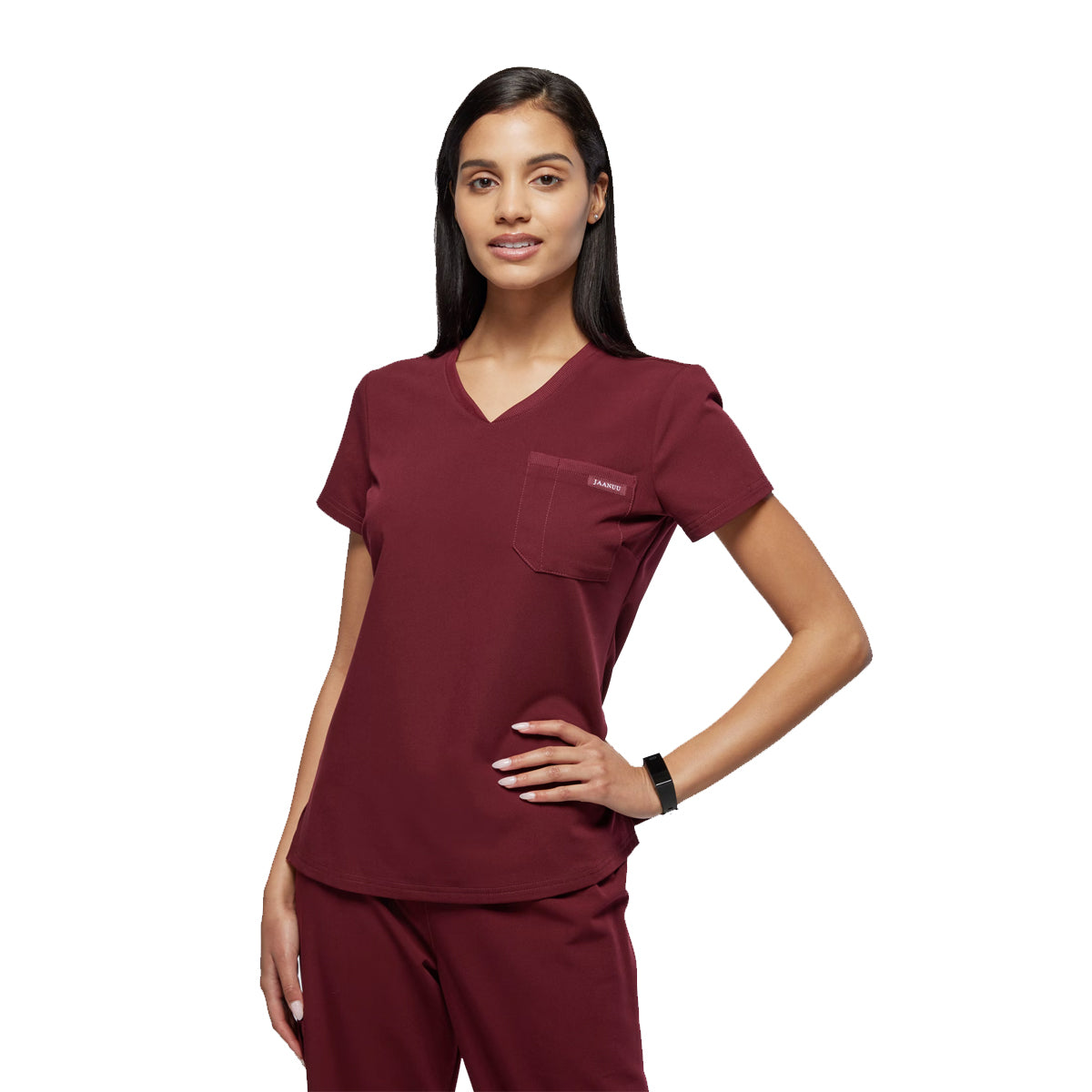 Jaanuu - Women's 2-Pocket Tuck-In Top (J96241)