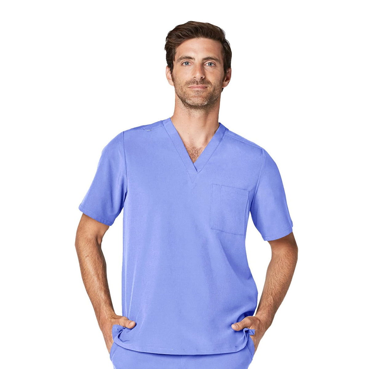 Adar - Addition Scrubs For Men - Classic V-Neck Scrub Top (A5006)