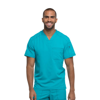 Dickies - Dynamix by Dickies Men's V-Neck Solid Scrub Top (DK610) - Uniscrubs