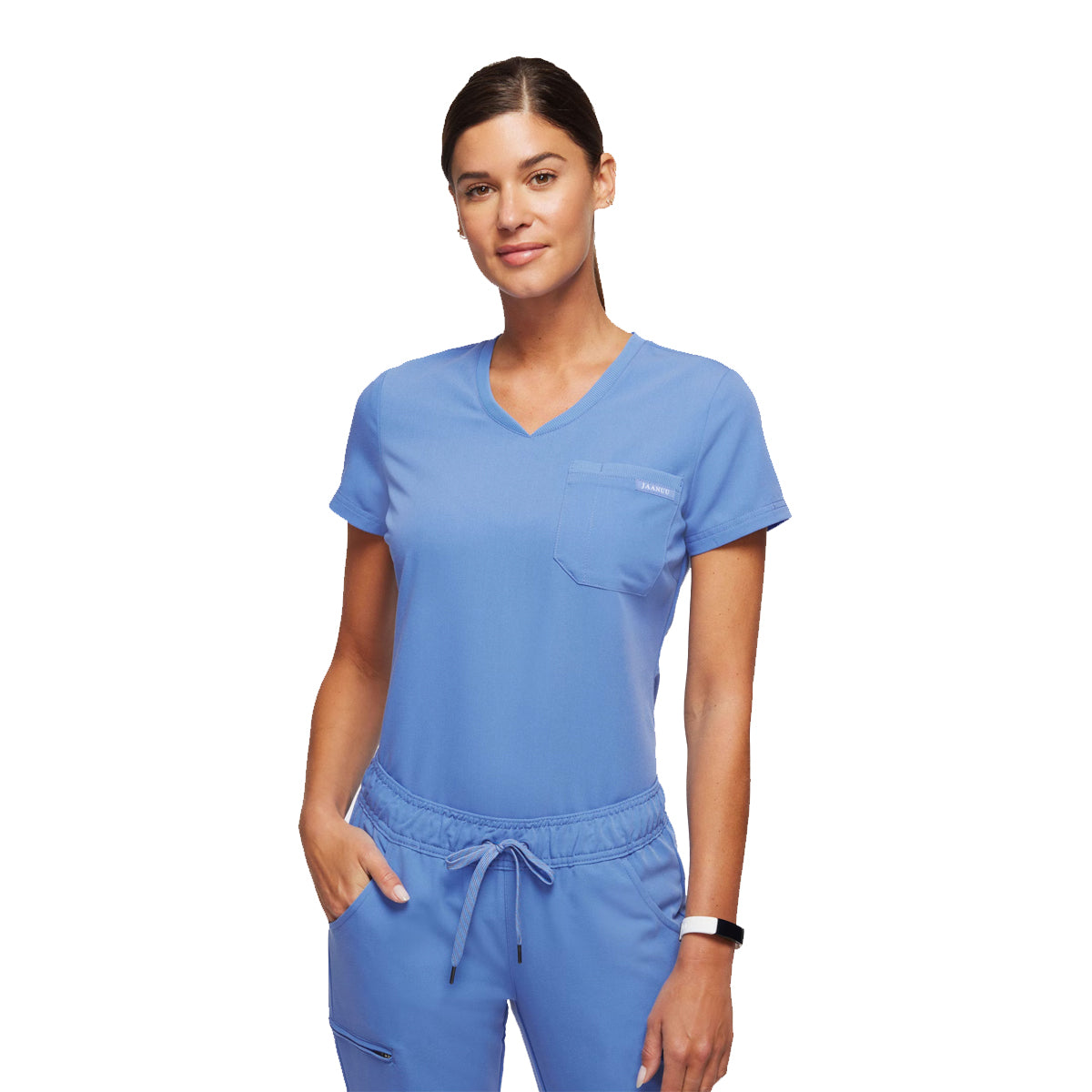 Jaanuu - Women's 2-Pocket Tuck-In Top (J96241)