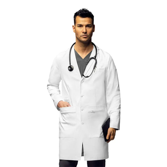 Wonderwink - Slate Men's 38 Inch Doctors Coat (7372)