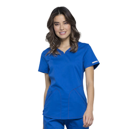 Cherokee - Women's V-Neck Solid Scrub Top (WW601) - Uniscrubs