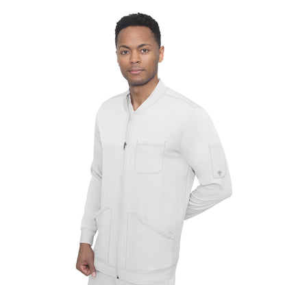 Healing Hands - Men's Michael Zip Front Solid Scrub Jacket (5590) - Uniscrubs
