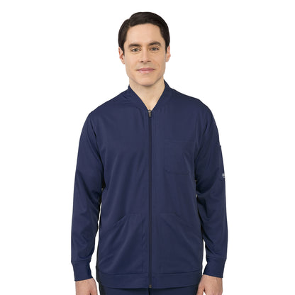 Healing Hands - Men's Michael Zip Front Solid Scrub Jacket (5590) - Uniscrubs